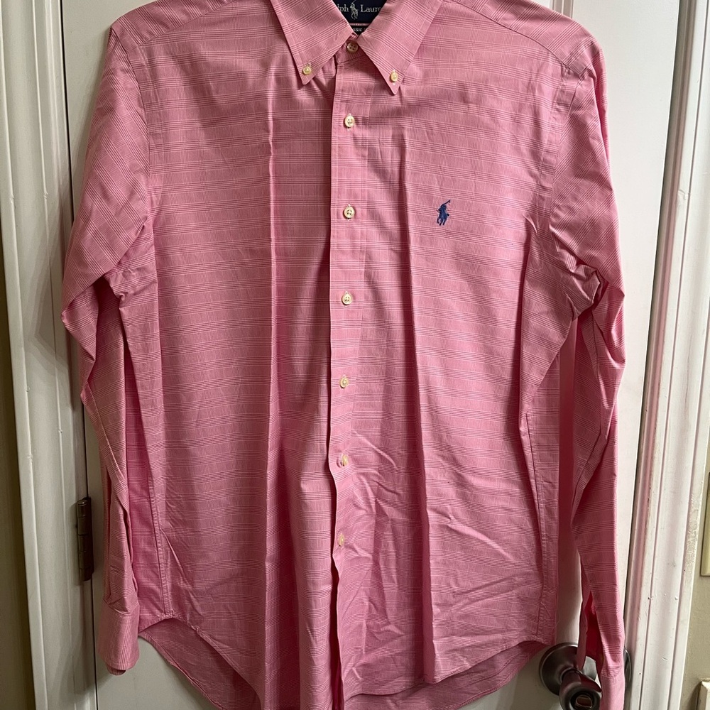 Ralph Lauren Pink Casual Button Down Shirt